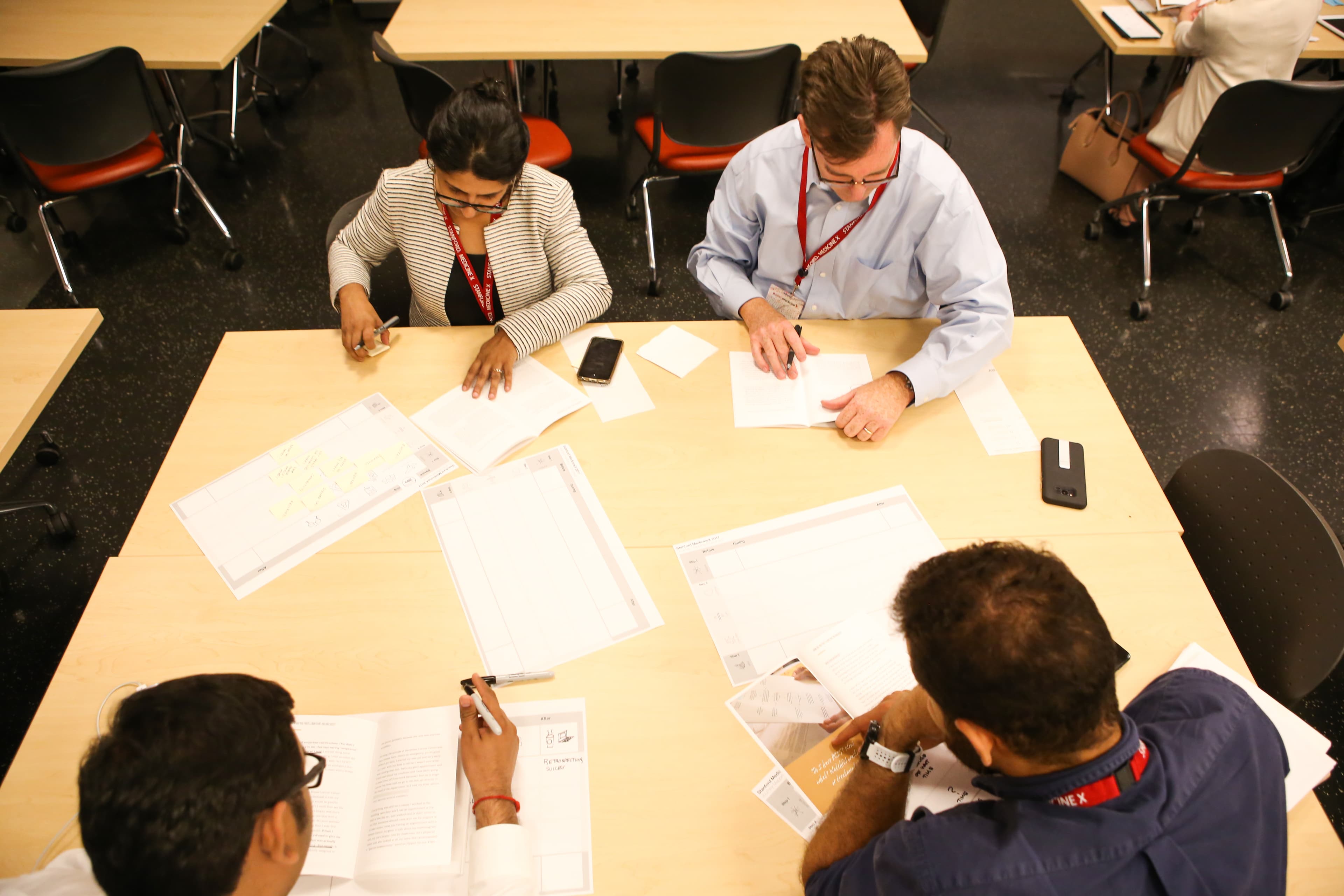 Collaborative workshop table work